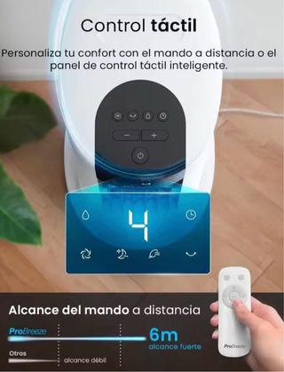 Climatizador evaporativo 3 en 1 blanco