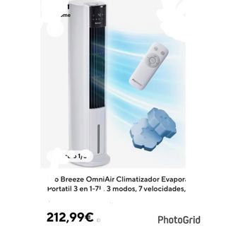 Climatizador evaporativo 3 en 1 blanco