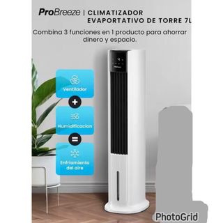 Climatizador evaporativo 3 en 1 blanco