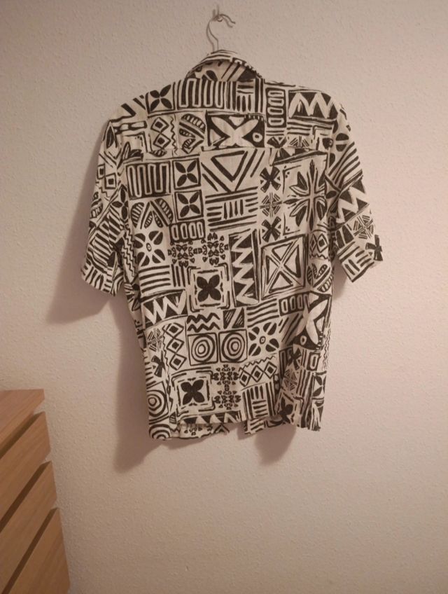 Camisa Zara - Blanco y Negro