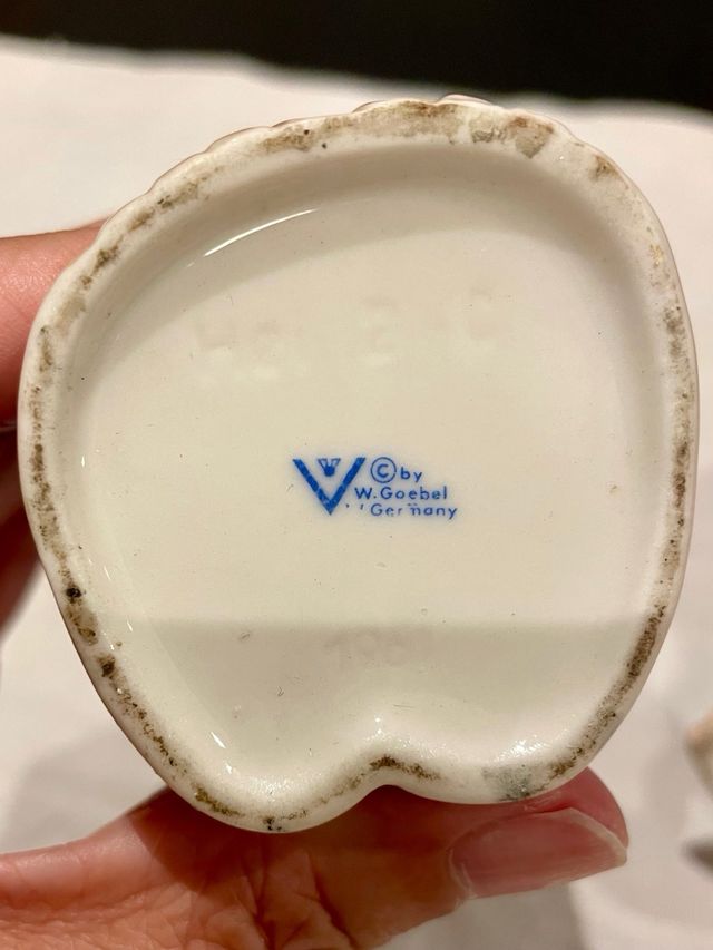 Aceitera y vinagrera monos cerámica Goebel