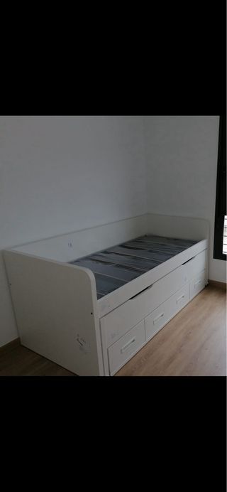 Cama nido blanca - 1 año uso