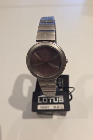 Reloj Lotus Mujer Gris Plata, NUEVO!