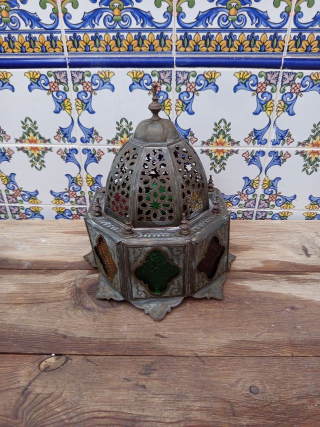 Lampara Árabe Vintage Metal
