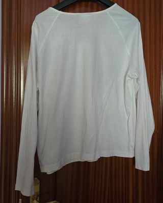 Camiseta mito blanca manga larga