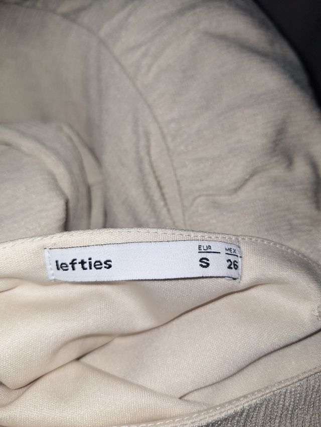 Vestido Lefties beige talla S