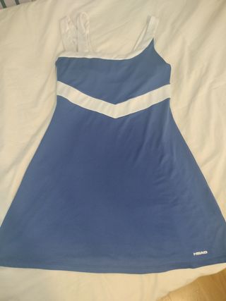 Vestido tenis HEAD XS azul blanco