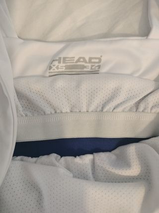 Vestido tenis HEAD XS azul blanco