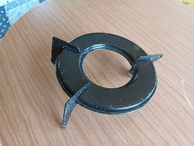 Paellero metálico negro