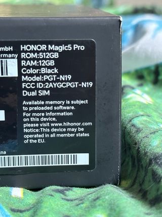 Honor Magic5 Pro 5G 512GB - Negro