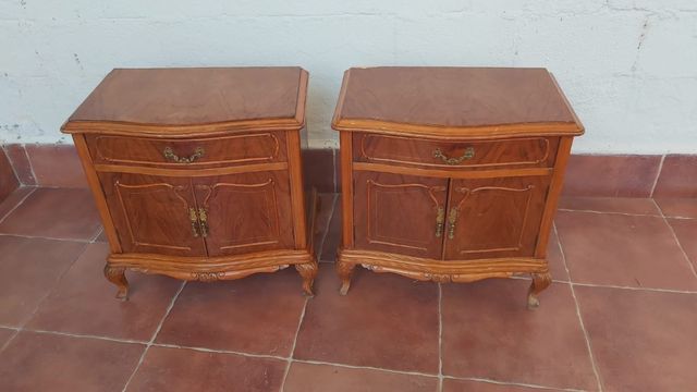 Mesitas noche antiguas - Madera