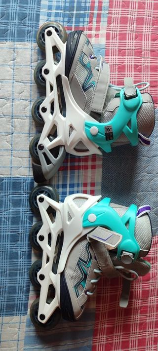 Patines en línea infantiles adaptables N°35-38