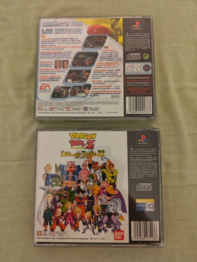 Pack Dragon Ball Z Ultimate Battle 22 PS1 Esp