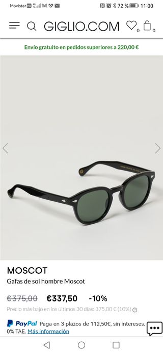 Gafas sol vintage - Marrón verdosas