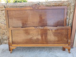 Cabecero cama madera de castaño 135x180