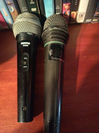 Micrófonos Shure C606 y Sonorizacio