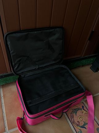 Estuche maquillaje rosa
