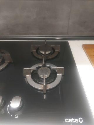 Vitrocerámica gas 3 fuegos