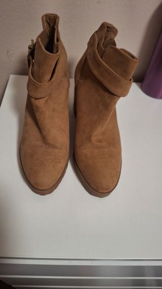 Botines mujer marrón