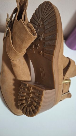 Botines mujer marrón