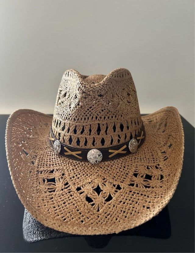Sombrero vaquero beige diseño