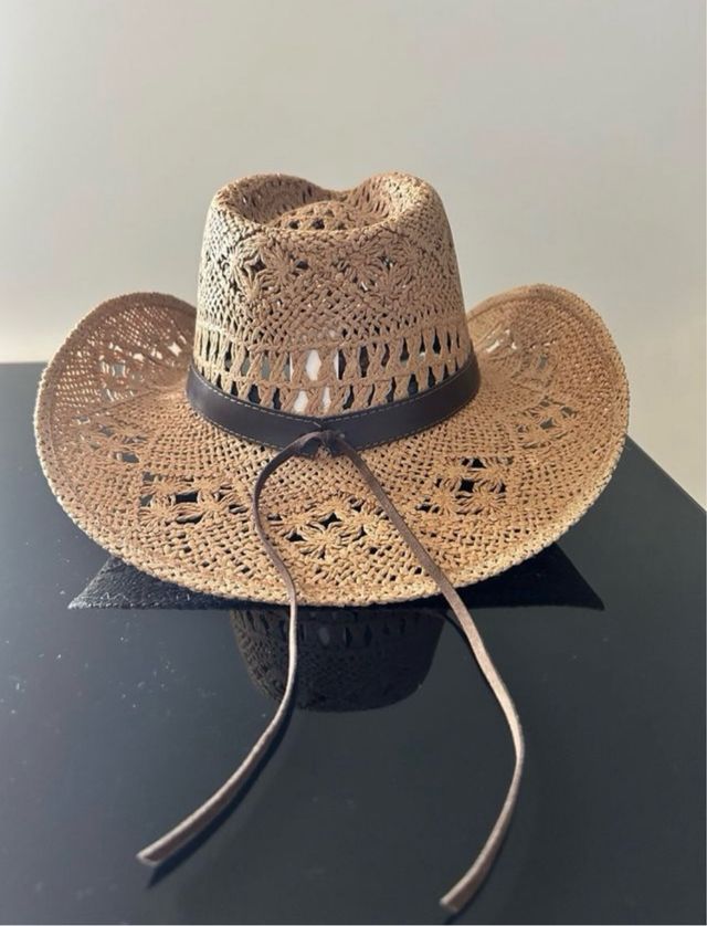 Sombrero vaquero beige diseño