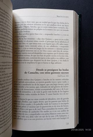 Don Quijote de la Mancha I y II.