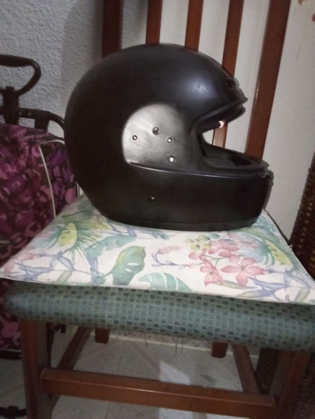 Casco moto acolchado