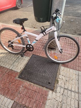 Bicicleta niño/a blanca
