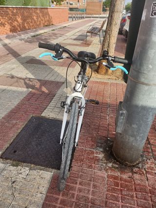 Bicicleta niño/a blanca