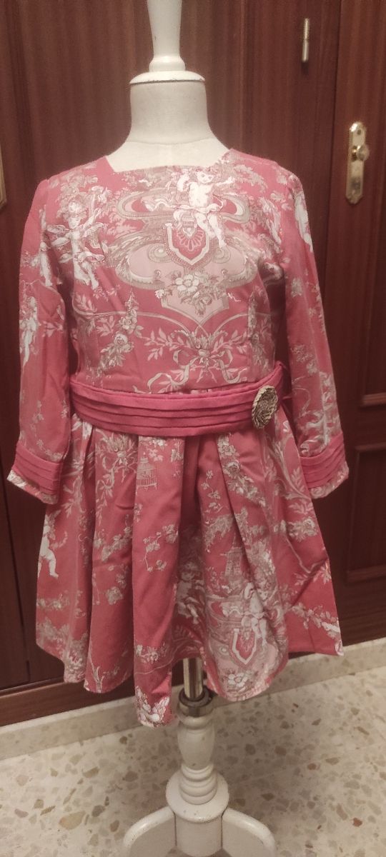Vestido niña estampado flores