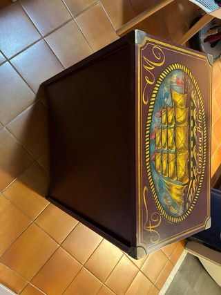 Cajonera madera náutica vintage
