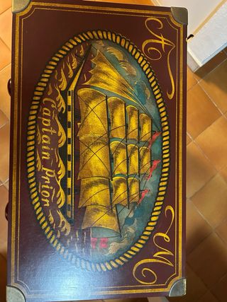 Cajonera madera náutica vintage