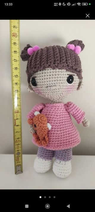 Muñeca Boo amigurumi