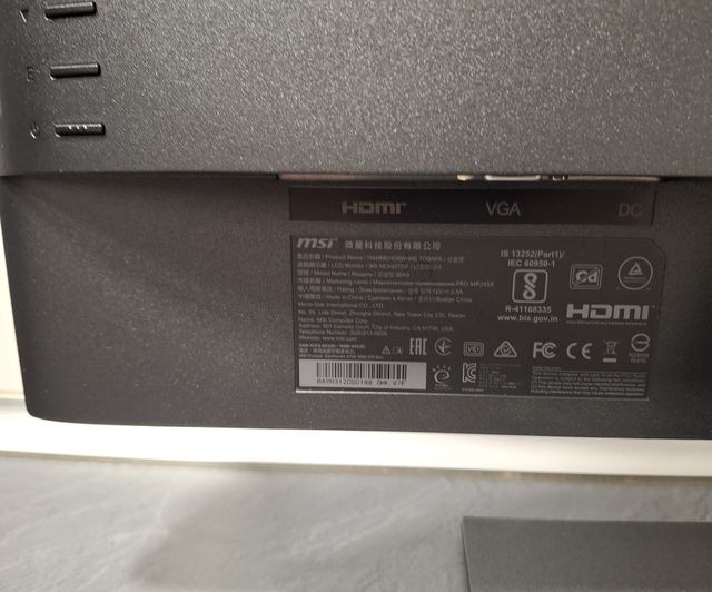 Monitor Gamer Msi Pro241 Series