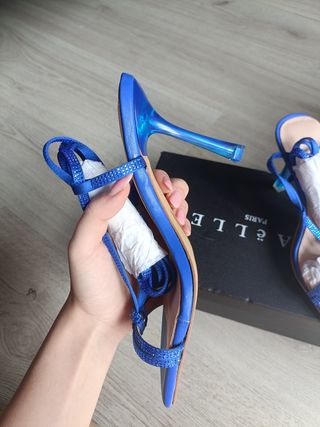 Sandali Gaëlle Paris blu