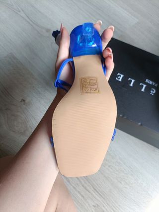 Sandali Gaëlle Paris blu