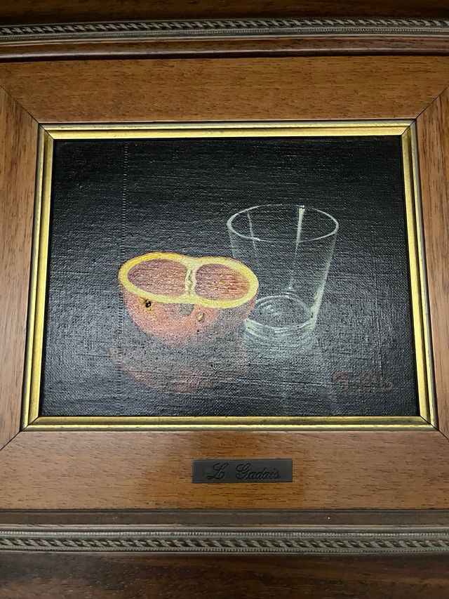 Cuadro vintage con bodegón