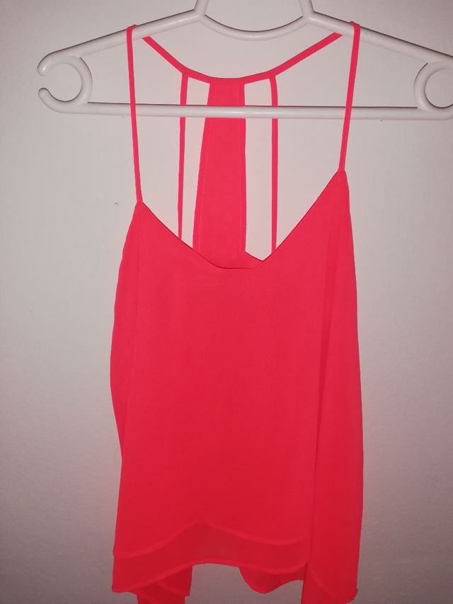 Blusa coral verano - Talla M