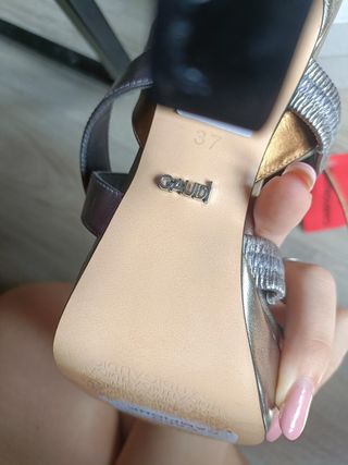 Sandali Gaudí oro argento