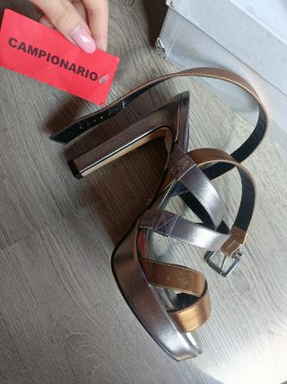 Sandali Gaudí oro argento