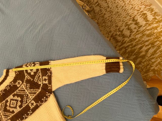 Jersey clásico esquí Zero lana marrón beige