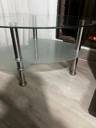 Mesa cristal moderna - ovalada ¡Acepto ofertas!