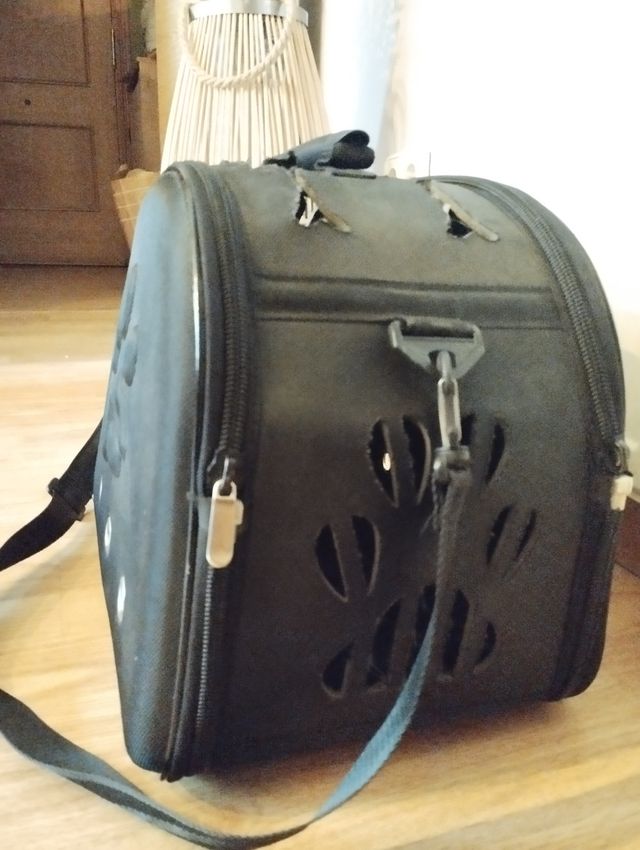 Transportín mascotas negro