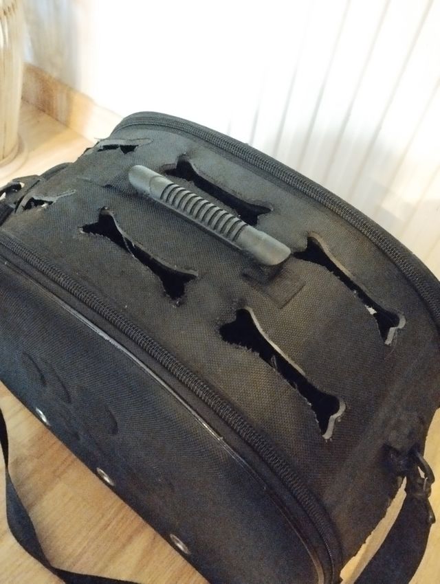 Transportín mascotas negro