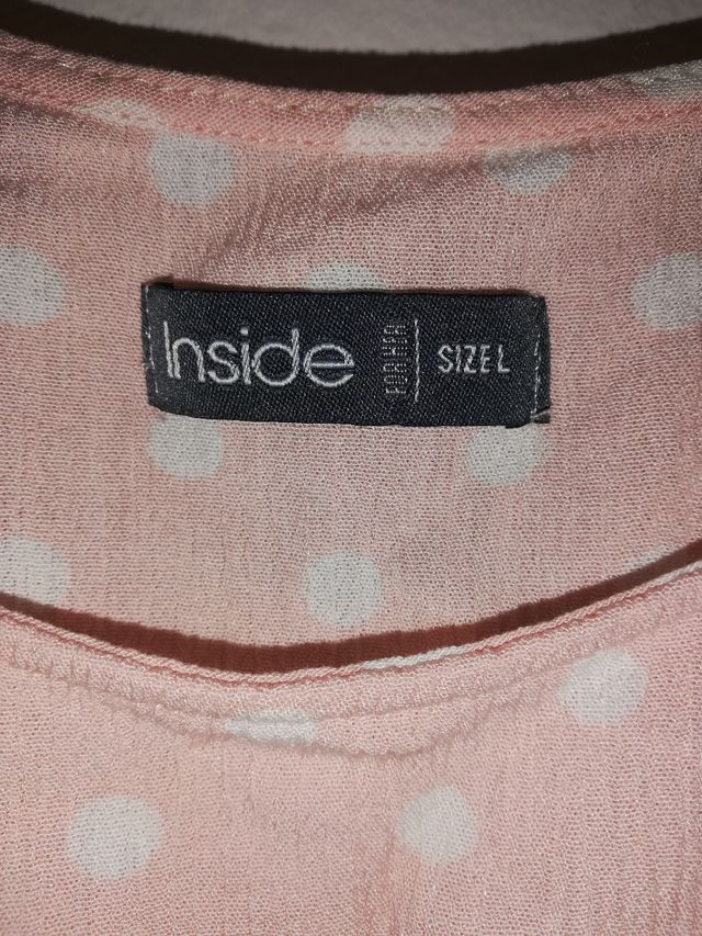 Blusa lunares rosa Talla M/L