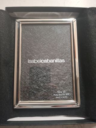 Marco PLATA MACIZA 10x15 (valorado en 115eur)