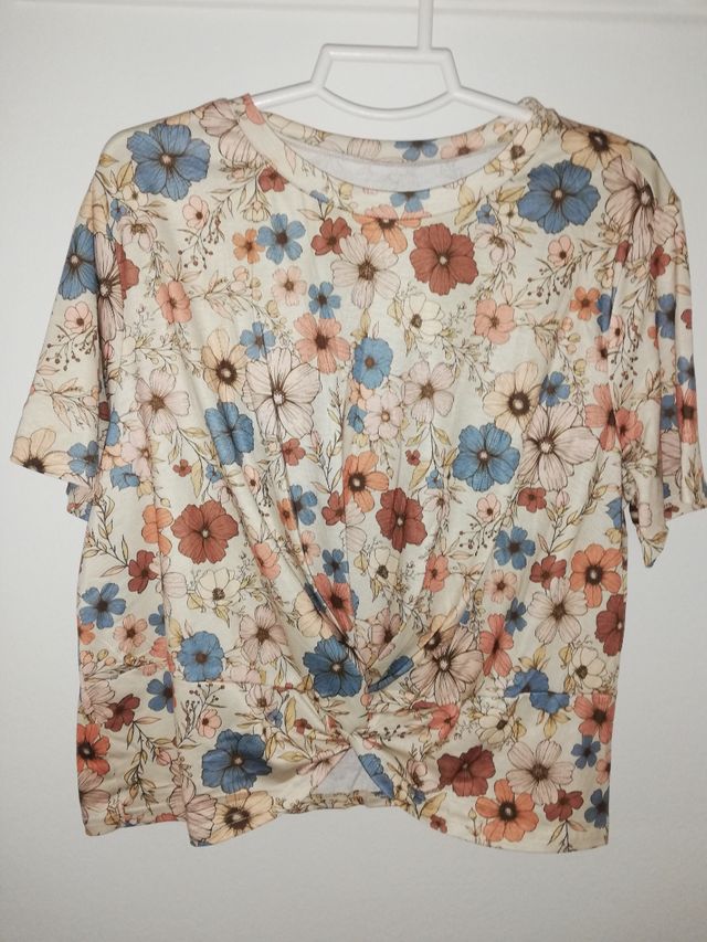 Camiseta flores  XL