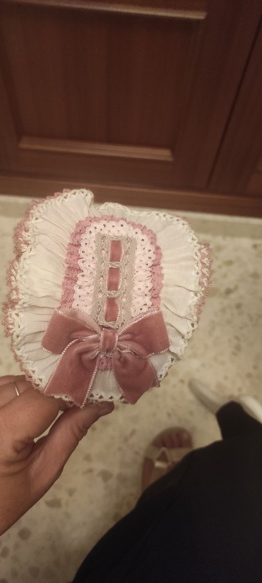 Vestido niña flores - Rosa