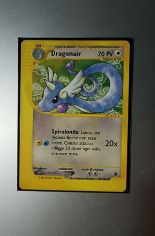 Carta Pokemon Dragonair 75/165 - Vintage